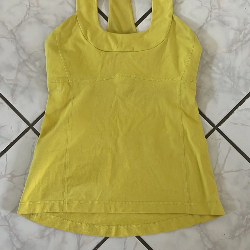 Lululemon yellow tank - Picture 2 of 4